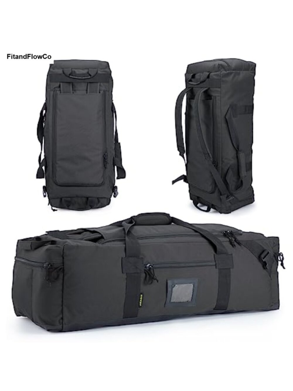 105L Large Duffel Bag Water Repellent Polyester Travel Gym Sports Shoe